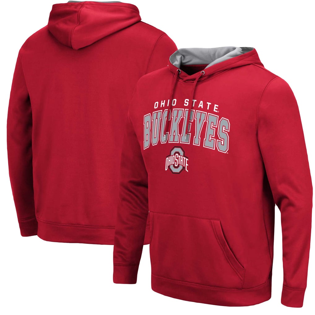 Ohio State Buckeyes Colosseum Resistance Pullover Hoodie - Scarlet